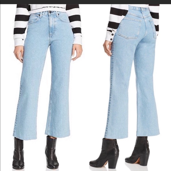 rag & bone Broken Nelly Ankle Justine Jeans - Picture 1 of 8